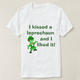 Camiseta Beijei Um Leprechaun E Gostei Dele