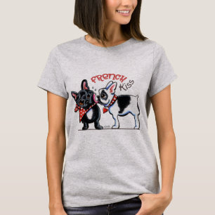 Camiseta Beijo Bulldog Francês