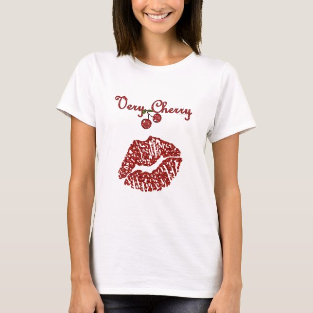 Camiseta Beijo Cereja RAB Rockabilly (Frente)
