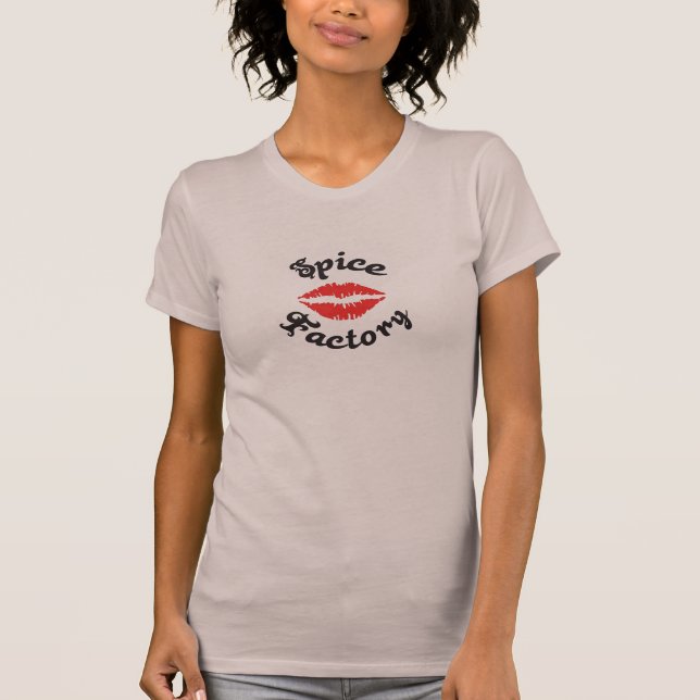 Camiseta Beijo da fábrica da especiaria (Frente)
