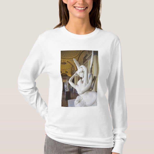 Camiseta Beijo de Cupido e Psique, por Antonio Canova (Frente)