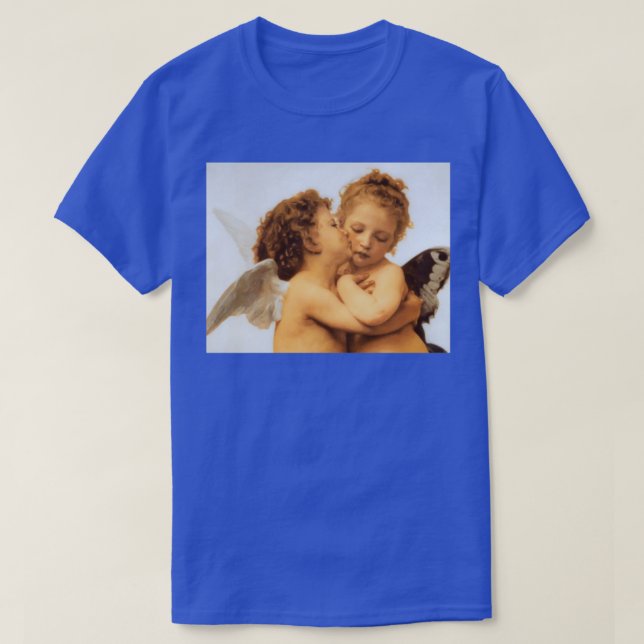 Camiseta beijo do cherubx27s (Frente do Design)