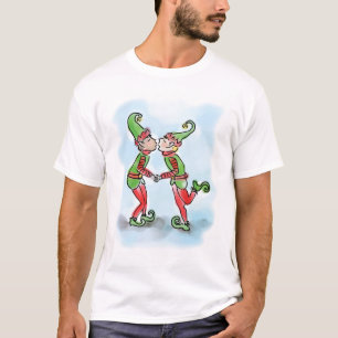 Camiseta Beijo dos duendes do feriado