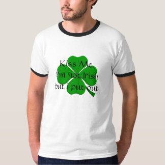 Camiseta Beijo Me.I am nao irlandês mas I p…