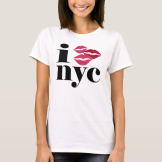 Camiseta Beijo NYC do batom