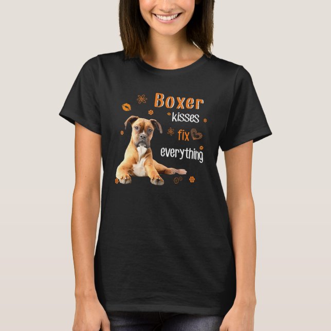 Camiseta Beijos Boxer consertam tudo (Frente)