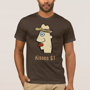 Camiseta Beijos Cômicos $1,