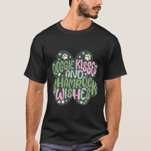 Camiseta Beijos de Cachorro Trevo Desejos de Trevo St Patri