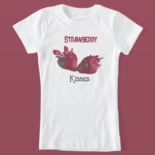 Camiseta Beijos de Morango (Criador carregado)