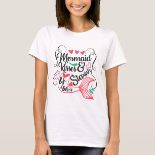 Camiseta Beijos de Sereia Desejos de Estrela-do-Mar