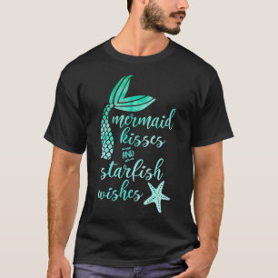 Camiseta Beijos de Sereia e Starfish, do Mermaid Party