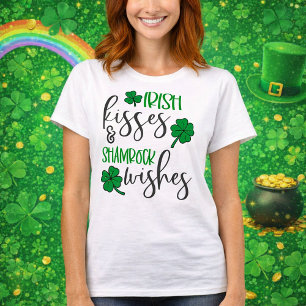 Camiseta Beijos Irlandeses & Desejos de Trevo