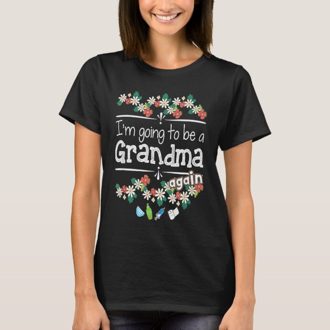 Camiseta Being a Grandma Again  Cool Blessed Plus Size Grap (Frente)