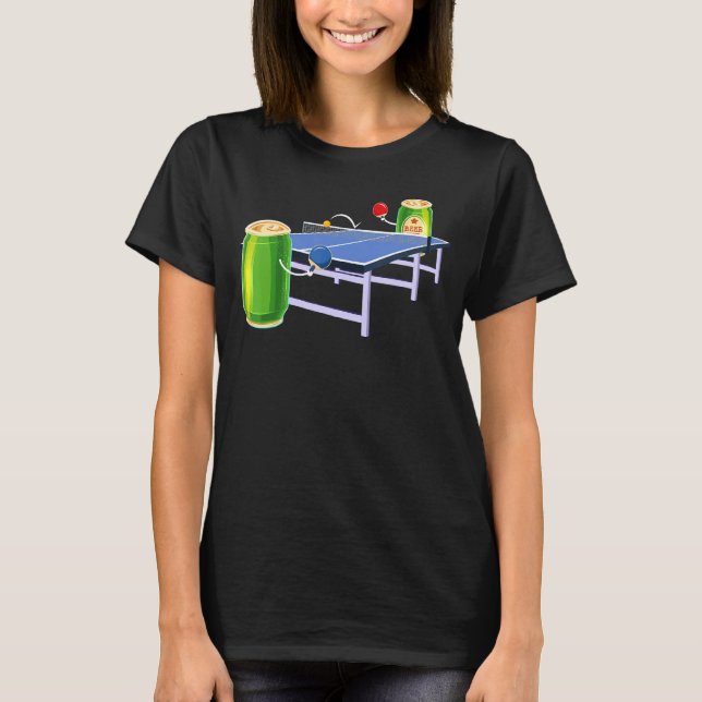 Camiseta Being Pong Player Game Ping Ping Pong (Frente)