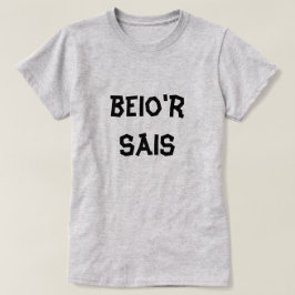 Camiseta Beio Sais Culpo o inglês