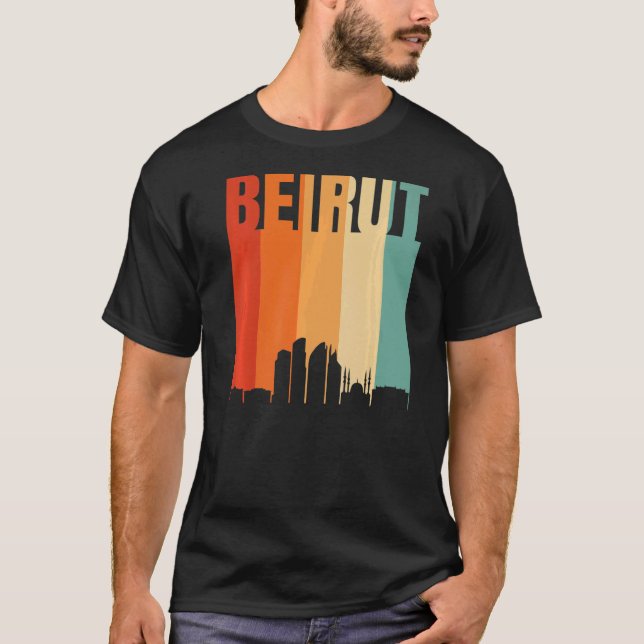 Camiseta Beirut Skyline (Frente)