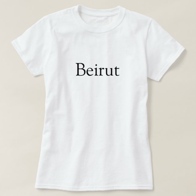 Camiseta Beirute (Frente do Design)