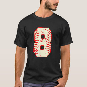 Camiseta Beisebol 8º Aniversário Ball de 8 Anos