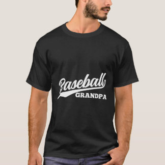 Camiseta Beisebol Avô S 1970S - Fonte Retrocursiva Escura