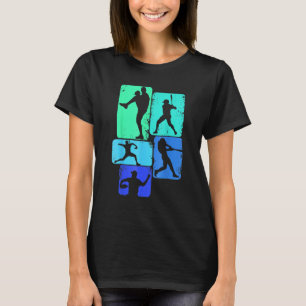 Camiseta Beisebol Batedor Crianças Meninos Jovens Homens 2