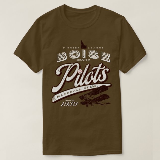 Camiseta Beisebol Boise Pilots (Frente do Design)