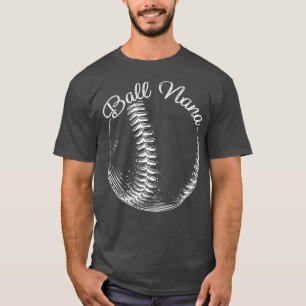 Camiseta Beisebol Bonito Mãe Baseball Softball Nana Sports