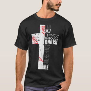 Camiseta Beisebol Christian Cross Gifts Philippians 413 Coa