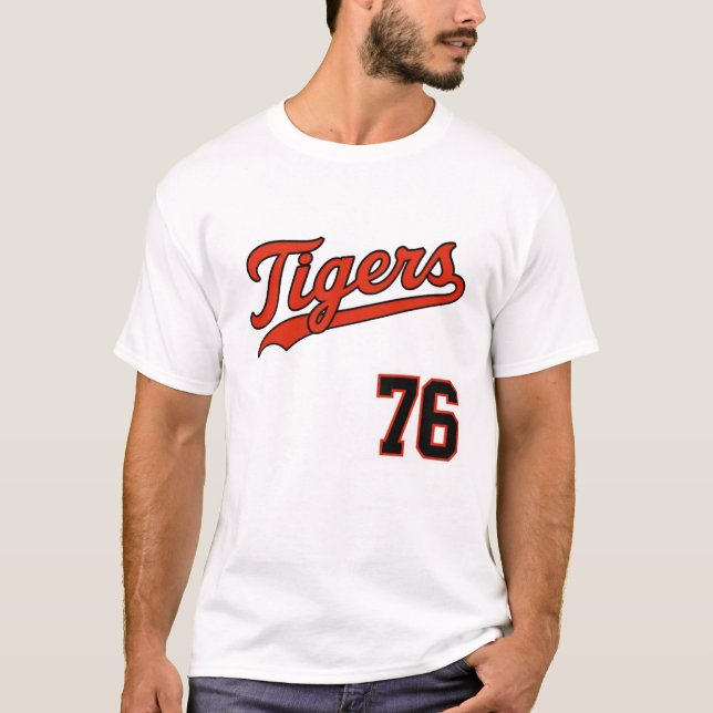 Camiseta Beisebol Classic Tigers 76 (Frente)