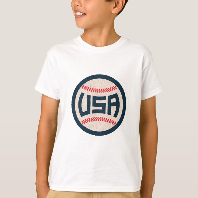 Camiseta Beisebol da Equipe EUA (Frente)