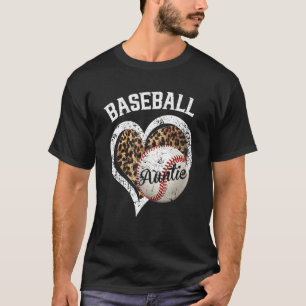 Camiseta Beisebol da tia Leopard Beisebol