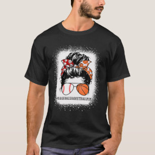 Camiseta Beisebol de basquete Mãe Vídeos de Arma Engraçados