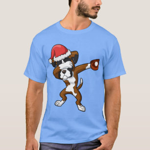 Camiseta Beisebol de Papai Noel Boxer