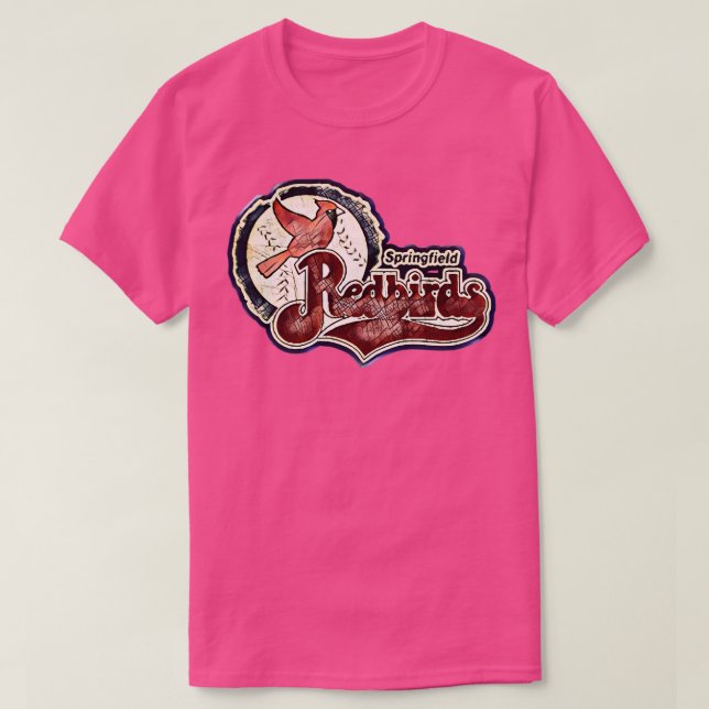 Camiseta Beisebol de Springfield Redbird (Frente do Design)