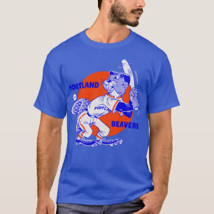 Camiseta Beisebol do Porland Beavers Retro 8
