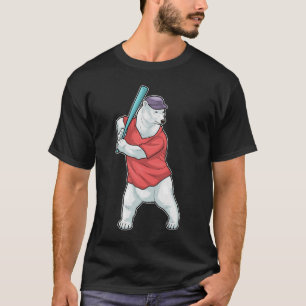 Camiseta Beisebol do urso polar