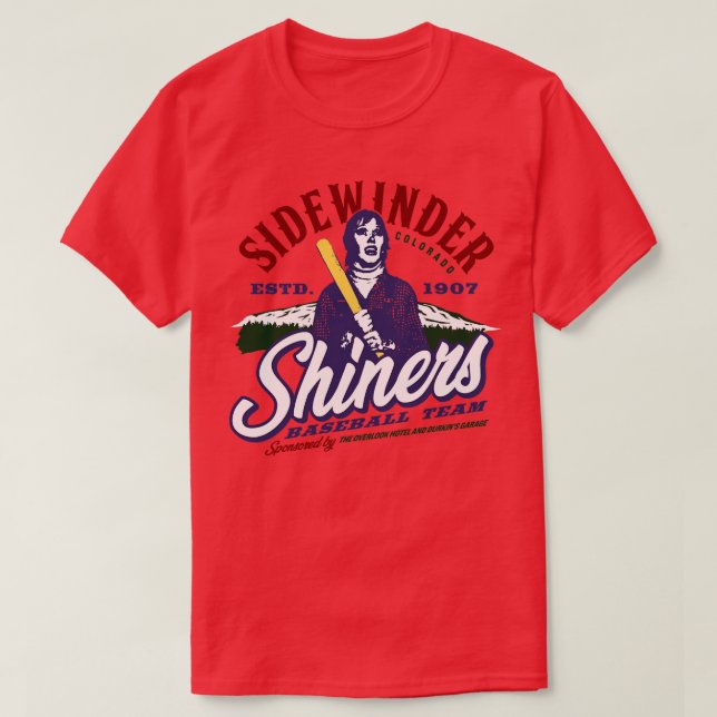 Camiseta Beisebol dos Shiners laterais (Frente do Design)