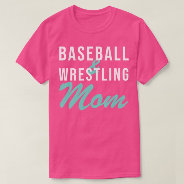 Camiseta Beisebol e Luta Mãe Baseball Mãe (Frente do Design)