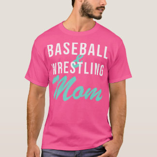 Camiseta Beisebol e Luta Mãe Baseball Mãe