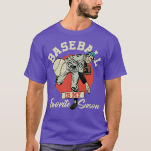 Camiseta Beisebol É Minha Época Favorita 1