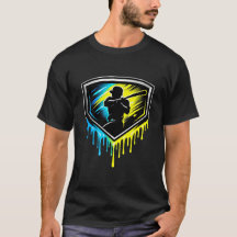 Beisebol: Emblema do Escudo do Batedor de Neon Dri