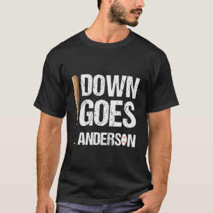 Camiseta Beisebol Engraçado Desce Anderson