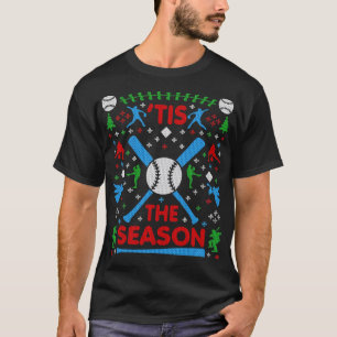 Camiseta Beisebol Engraçado Este é o suor feio de Natal da 