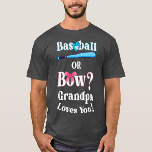 Camiseta Beisebol Engraçado Ou Avô Arco Te Ama