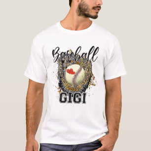 Camiseta Beisebol Gigi Leopard Baseball Lovers Família Moa