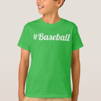 Beisebol Hashtag Jovens Ventilador Deve Ter