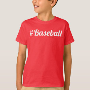 Camiseta Beisebol Hashtag Jovens Ventilador Deve Ter