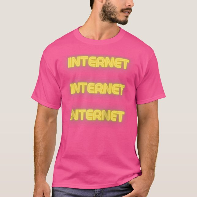 Camiseta Beisebol Internet Internet Internet 	 (Frente)