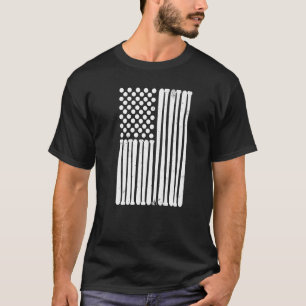 Camiseta Beisebol legal para homens Meninas EUA Jogador Ame