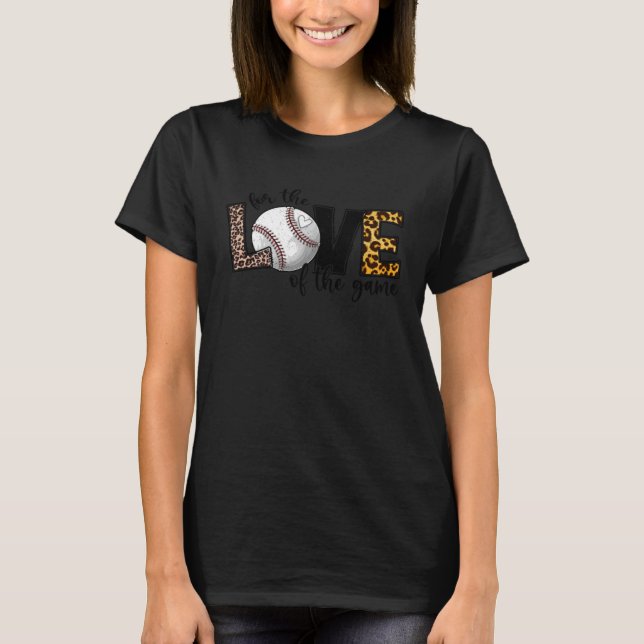 Camiseta Beisebol Mãe pelo Amor do Jogo Mãe s Da (Frente)