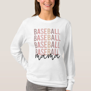 Camiseta Beisebol Mama   Presentes de mãe de beisebol